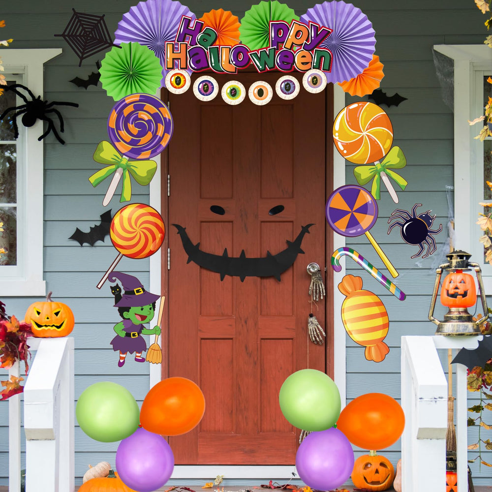 EggSun overhead SUV archway view demonstrating full Candyland transformation