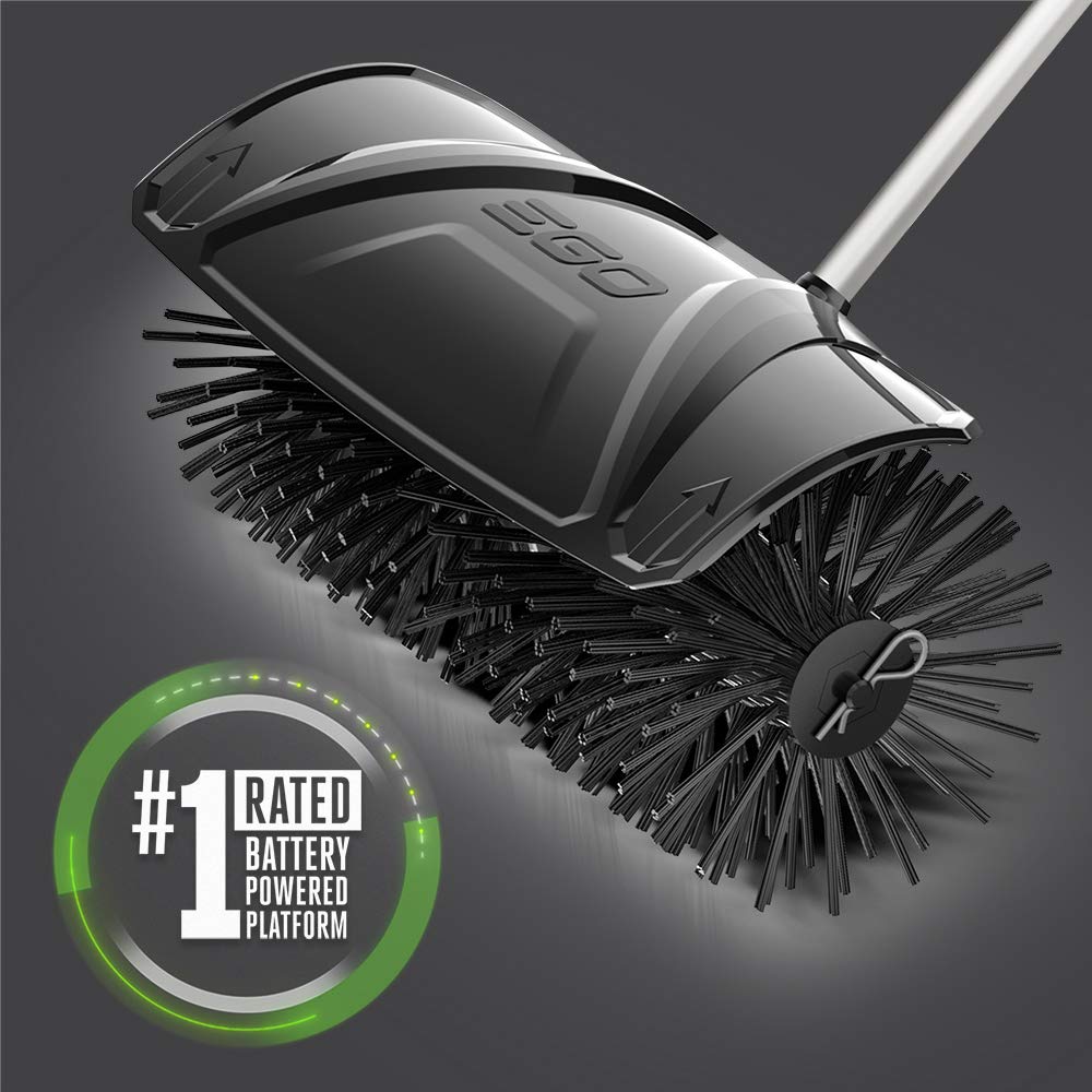 EGO BBA2100 nylon bristle close-up highlighting durable texture and performance