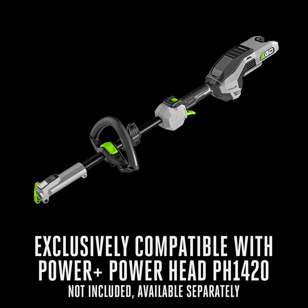 EGO Power+ carbon fiber shaft detail showing lightweight strength and long life