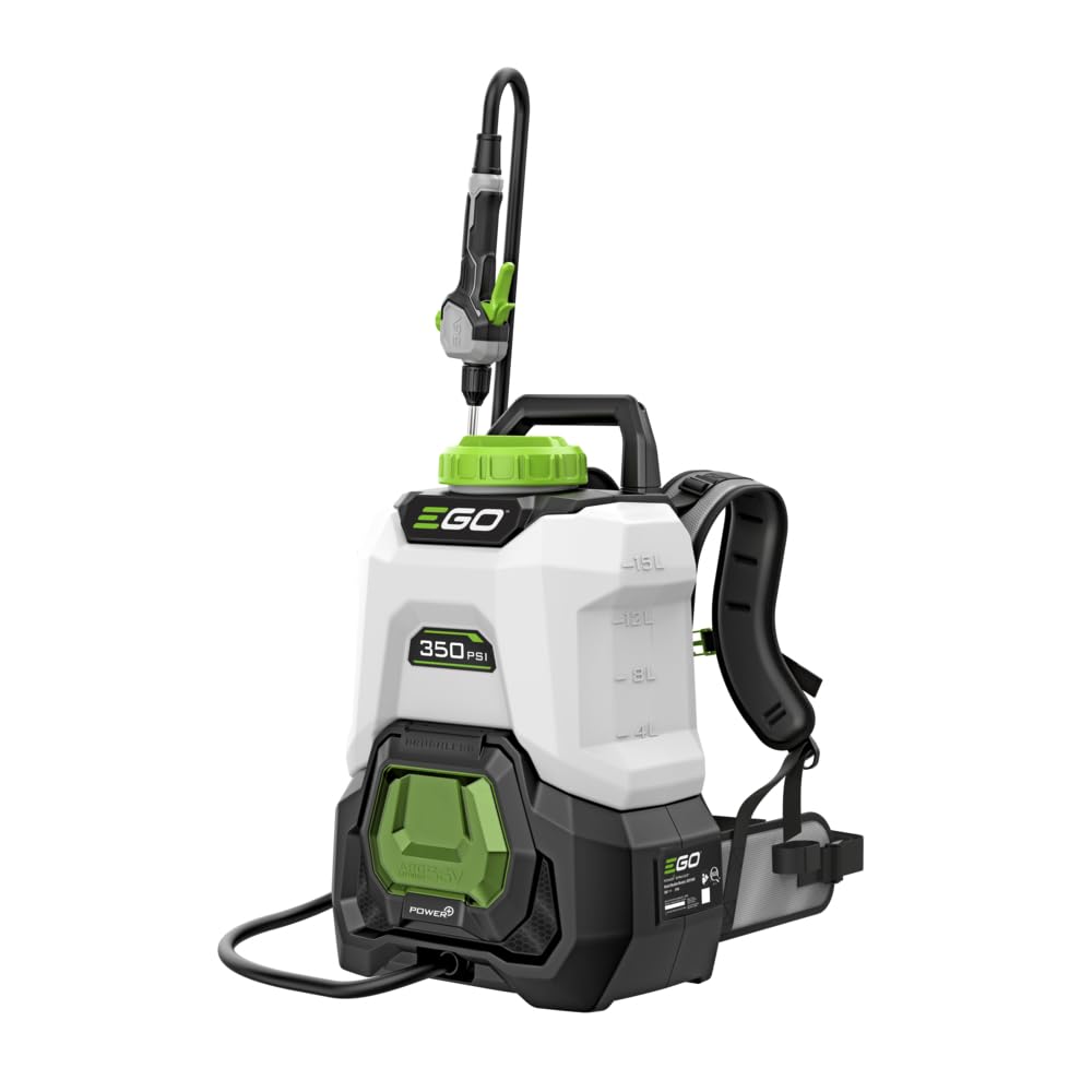 EGO Power+ BSP3500 front view showing controls and tank for easy operation
