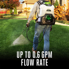 EGO Power+ BSP3500 included cone, foaming, fan and shower nozzles for versatile spraying