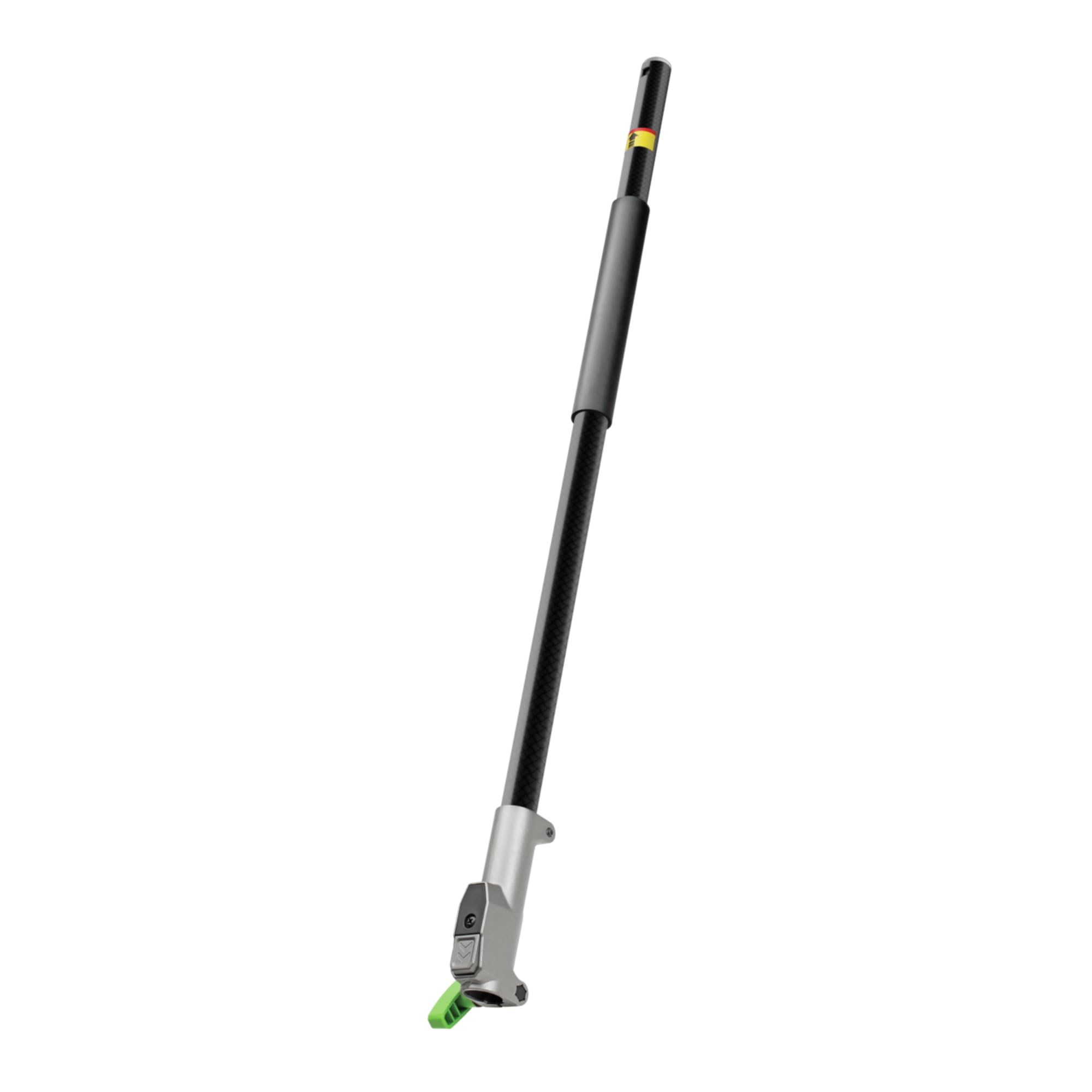EGO Power+ extension pole front view showing lightweight carbon fiber and secure connection