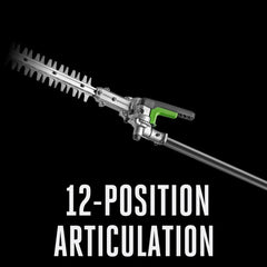 EGO carbon fiber shaft close-up highlighting lightweight durability
