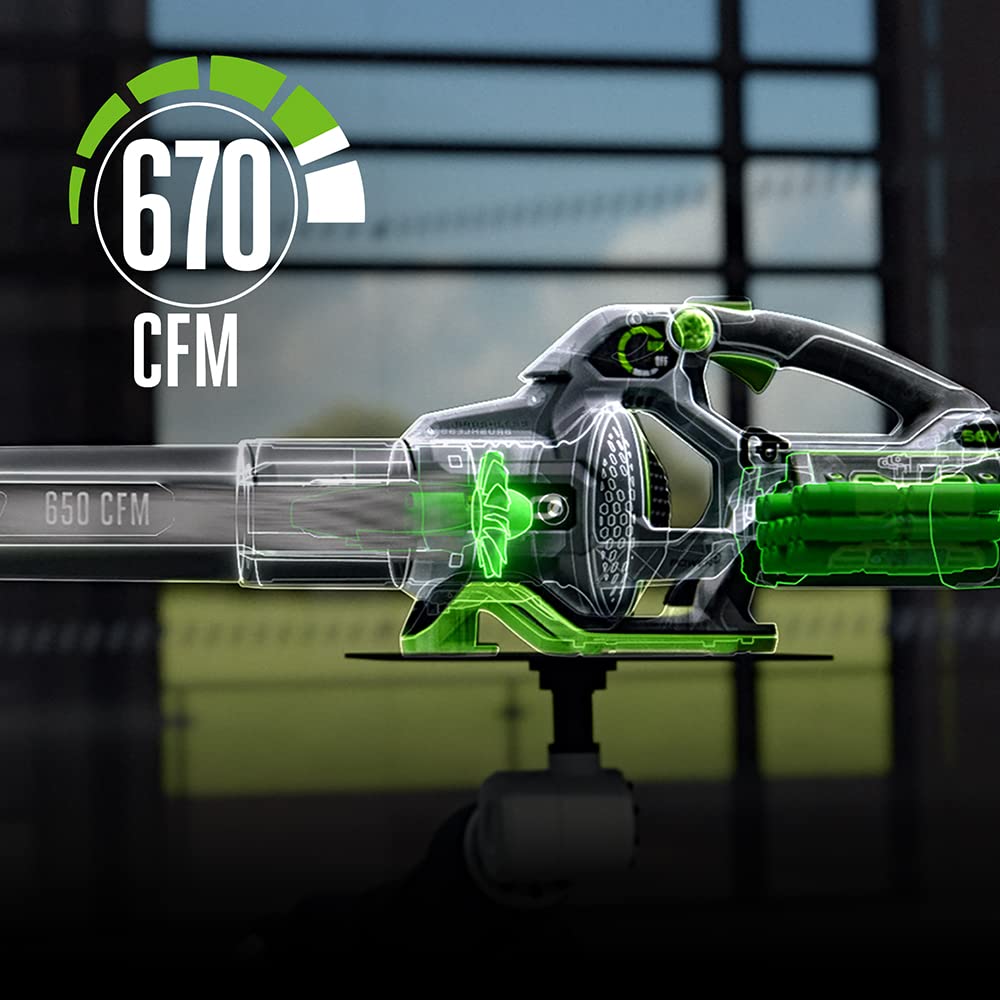 EGO Power+ LB6703 with included tapered and spread nozzles and battery for task versatility