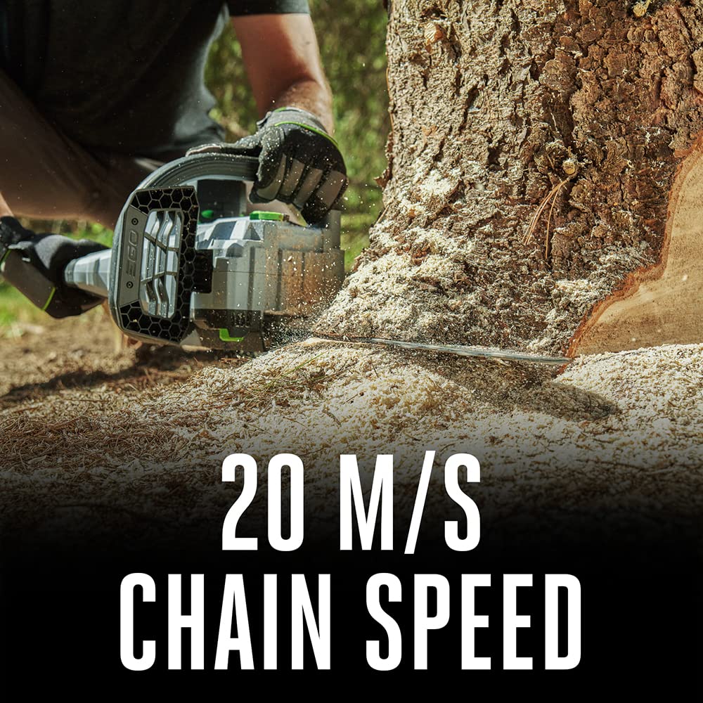 EGO Power+ metal bucking spikes detail providing secure cutting leverage