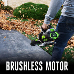 EGO Power+ carbon fiber body detail highlighting lightweight durable construction