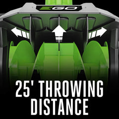 EGO Power+ auger close-up showing intake design and overload protection clutch