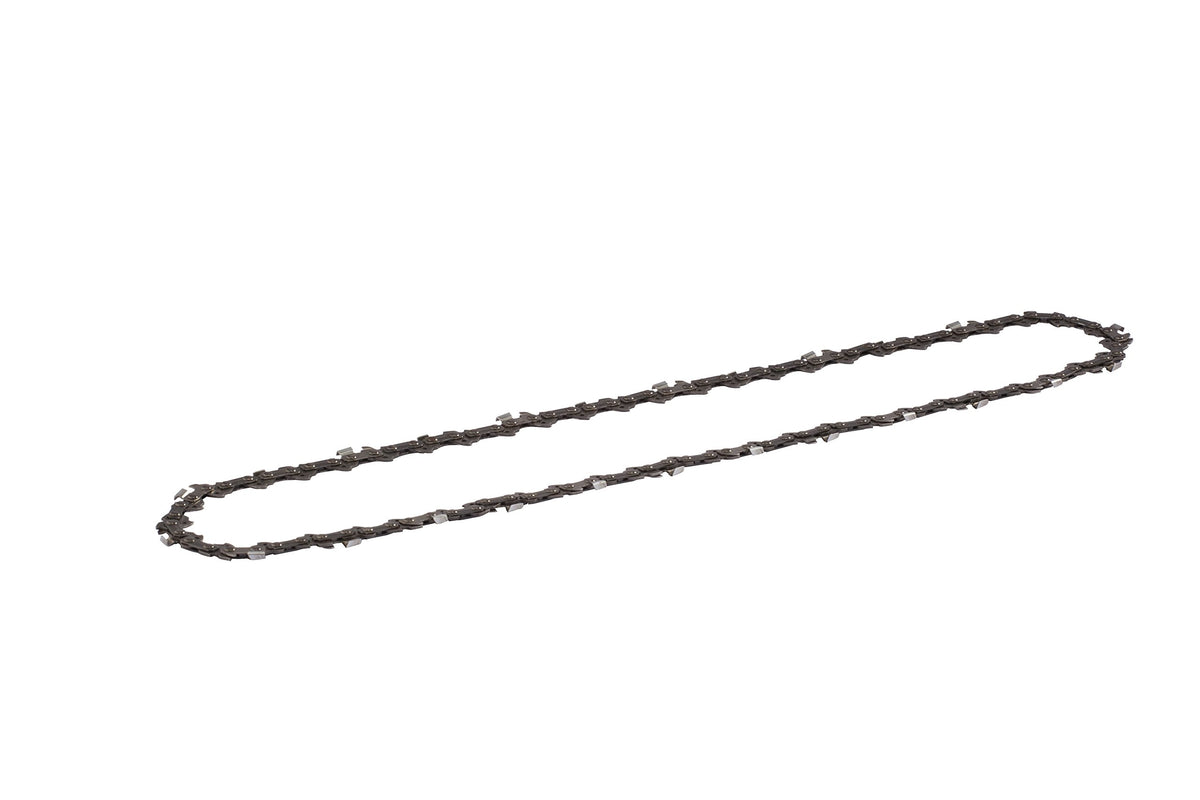 EGO Power+ 16" chain front view showing fit and quality, improves saw reliability