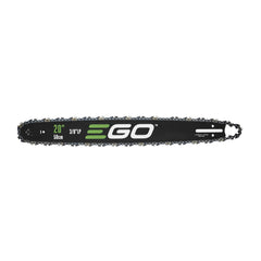 EGO Power+ 20-inch bar and chain front view showing durable cutting edge and compatibility