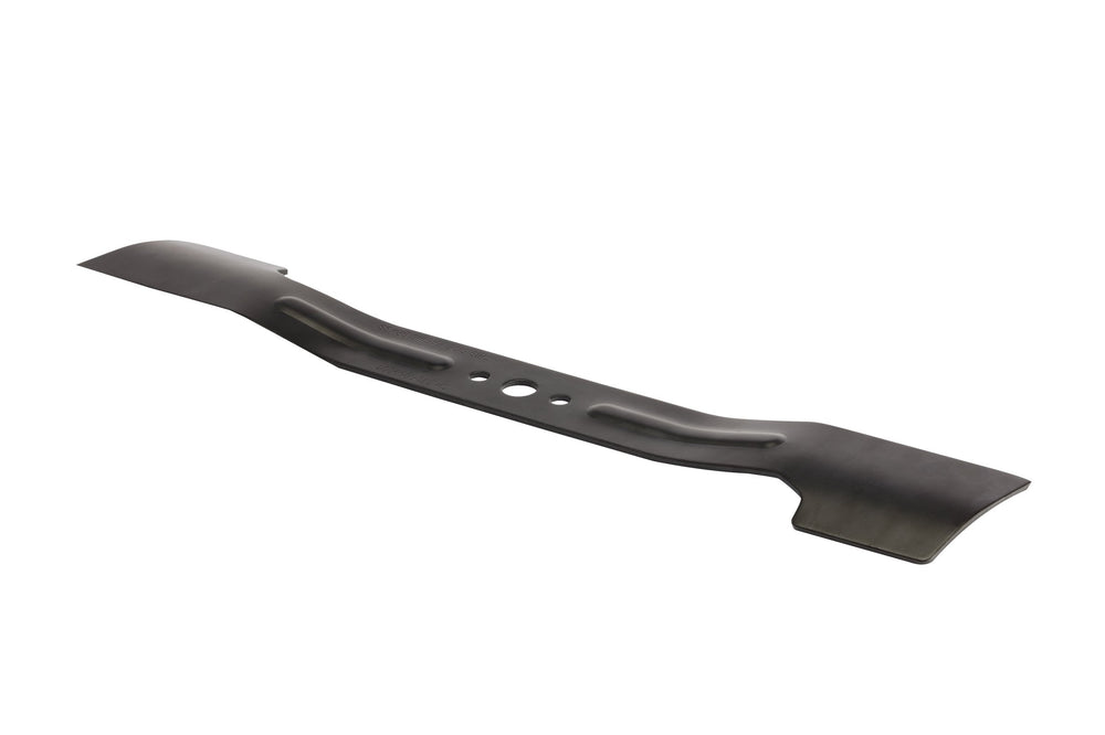 EGO Power+ front view high-lift blade showing profile and clean edge for better bagging