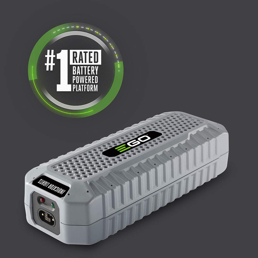 EGO Power+ CH1800 close-up label showing 12V 180W specs for reliable performance