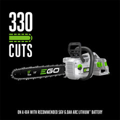 EGO Power+ digital display detail showing battery level and speed control