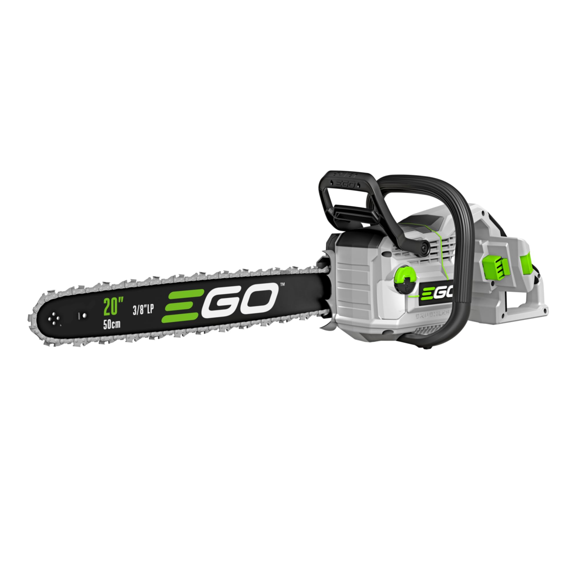 EGO POWER+ CS2000 front view showing cordless design and robust build for powerful cuts