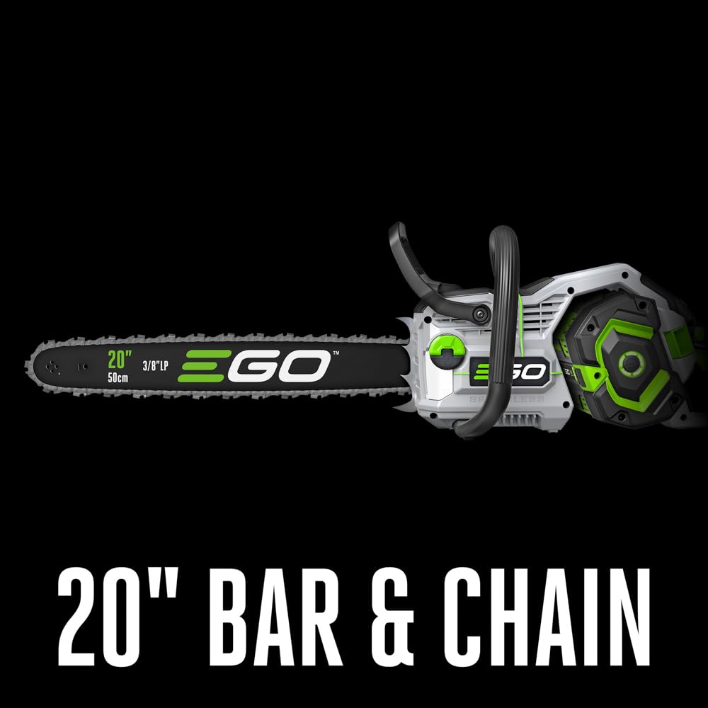 EGO POWER+ LED work light in use improving visibility during cuts