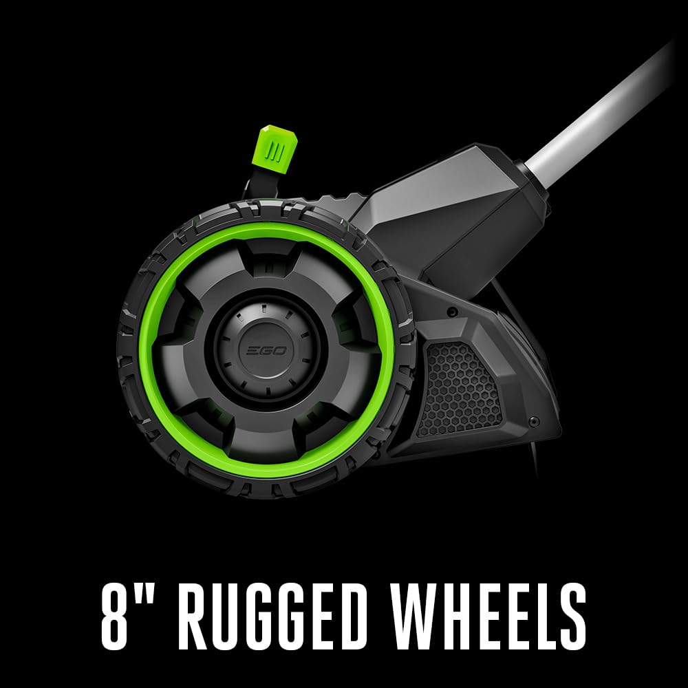 EGO Power+ dethatcher attached to power head showing easy system compatibility