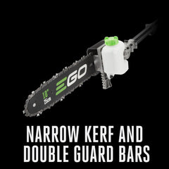 EGO PSA1020 carbon fiber shaft close-up highlighting lightweight benefit