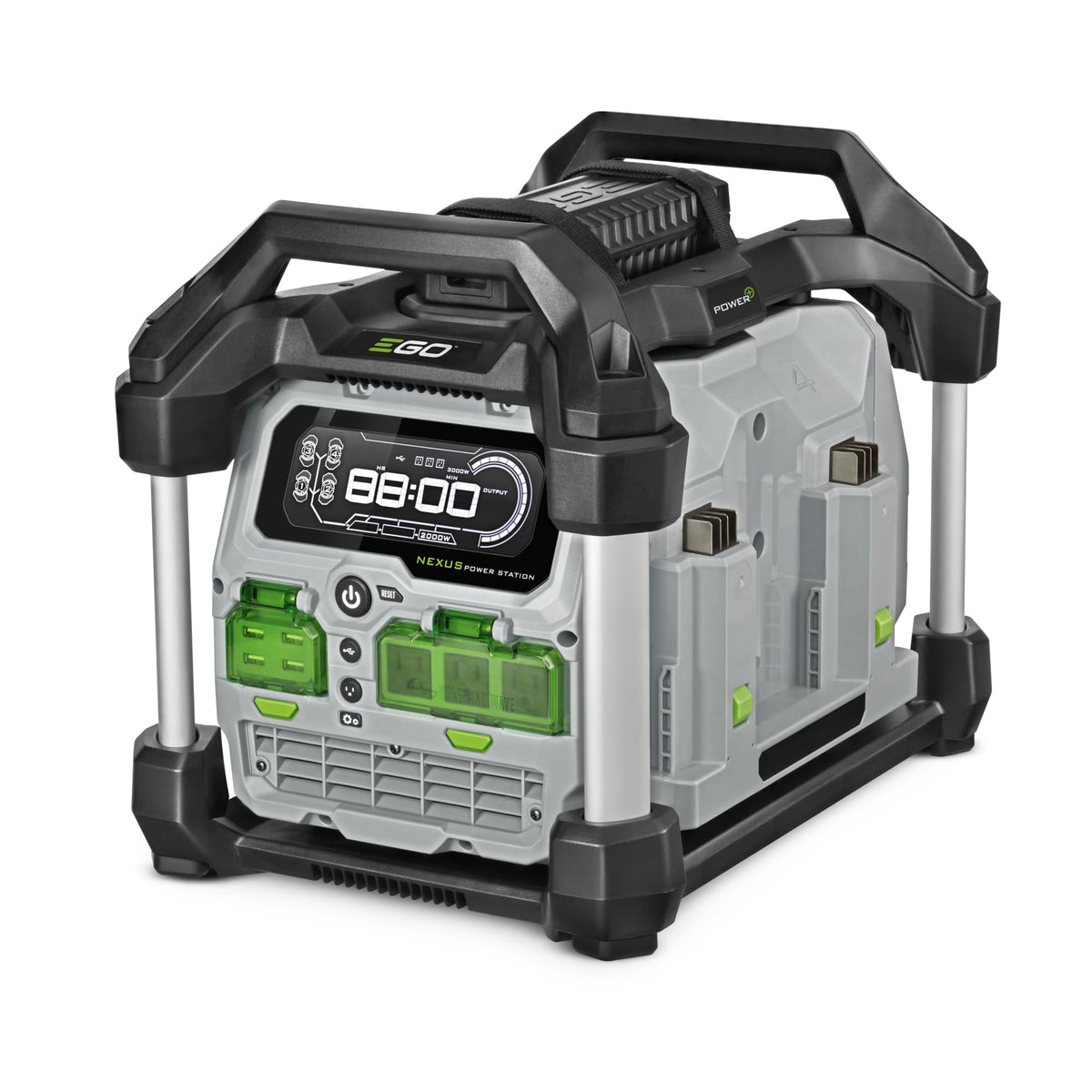 EGO Power+ PST3040 front panel showing outlets and easy access for reliable power