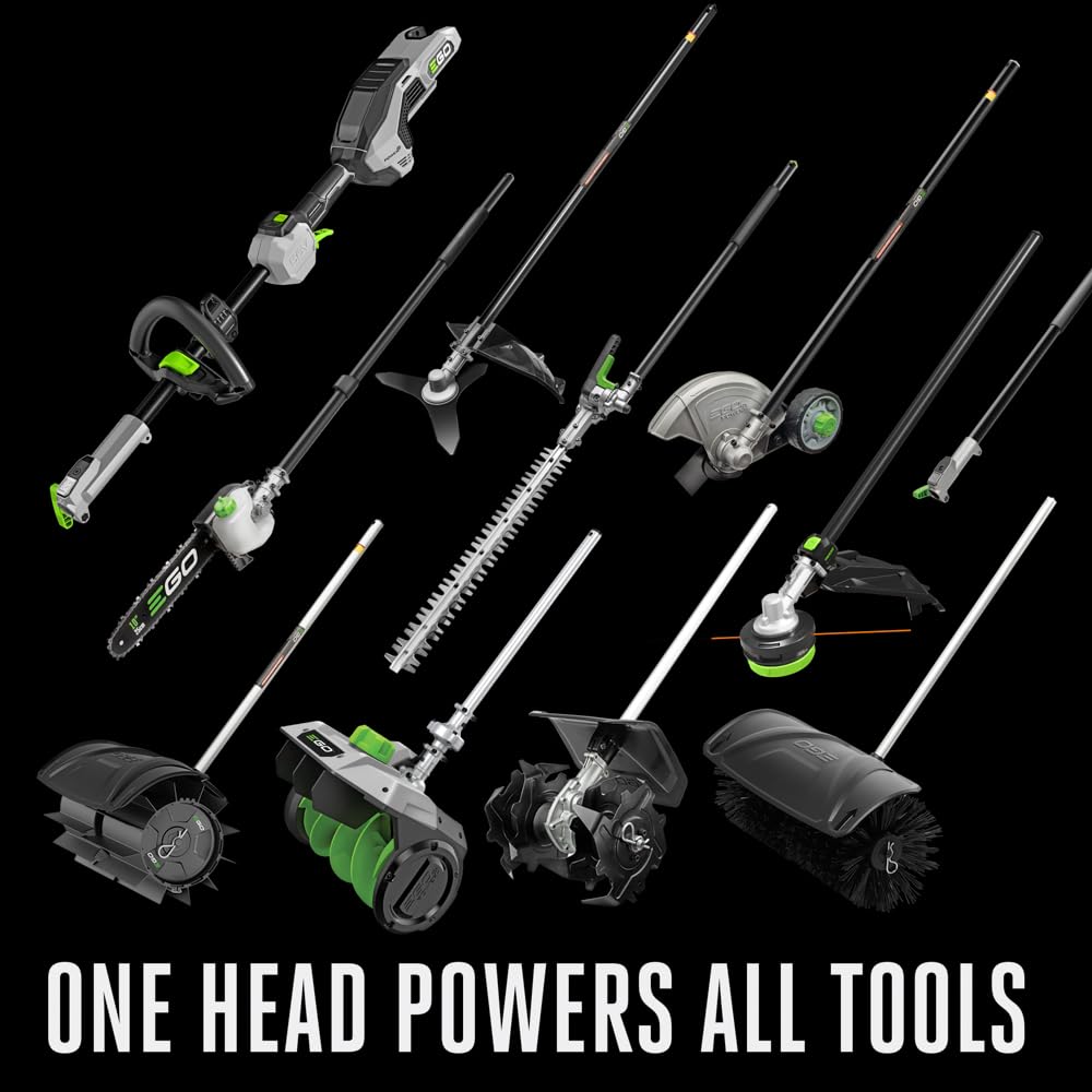 EGO STA1600 line loading action with arrows visible showing quick POWERLOAD™ or Rapid Reload benefit