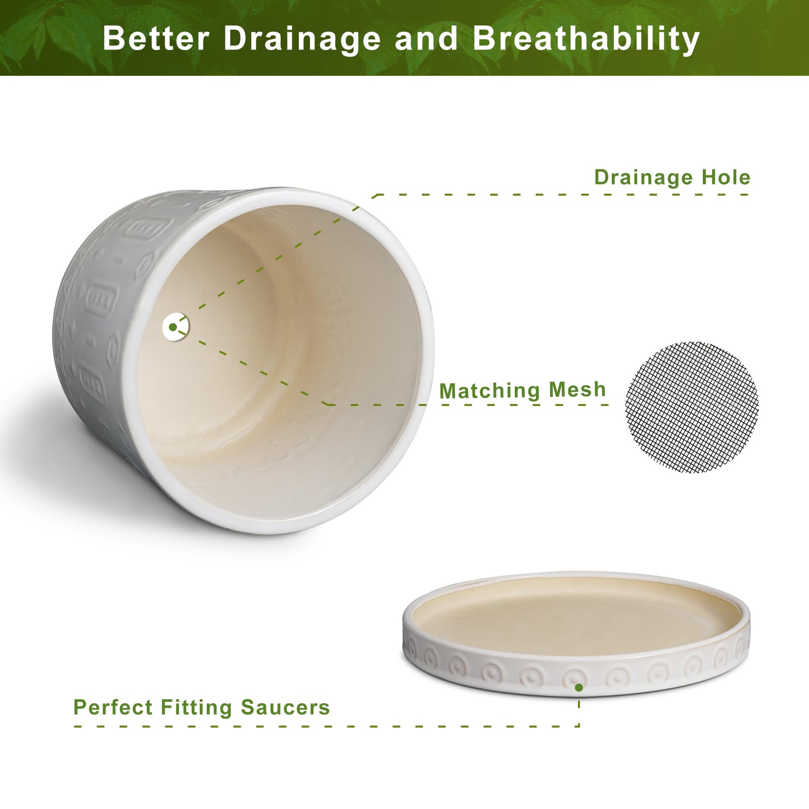 Eightpot outdoor patio display with multiple pots demonstrating weather-suitable styling benefit