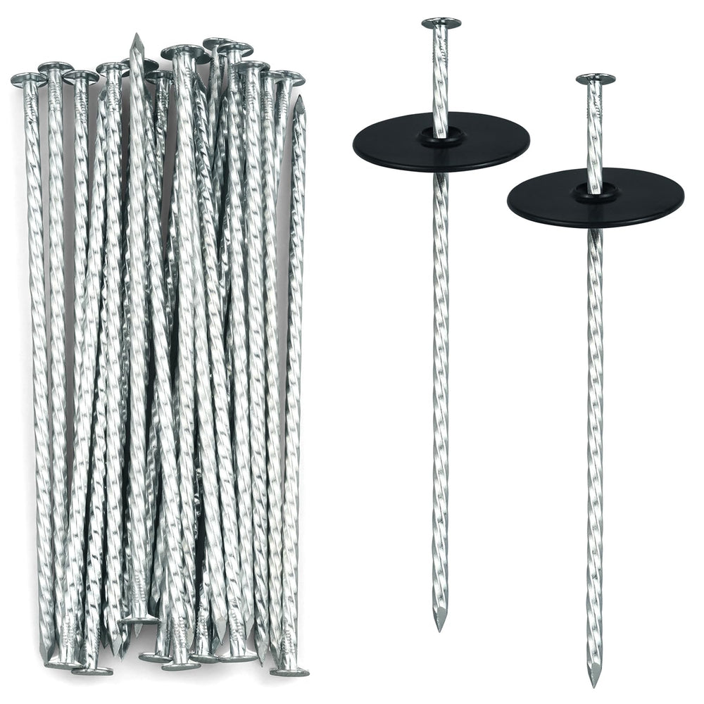 EISENSP front packaging of 200 spiral landscape stakes indicating heavy-duty kit and quantity