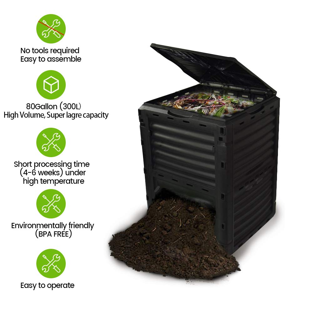 EJWOX close-up of aeration vents demonstrating airflow benefits for faster decomposition