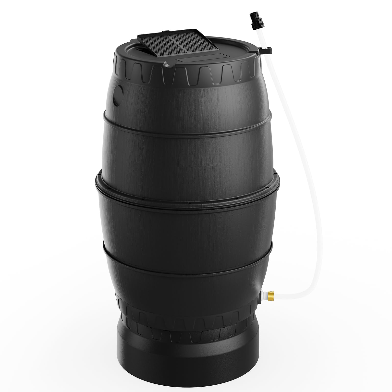 EJWOX front view of 45 gallon barrel showing compact footprint and benefits