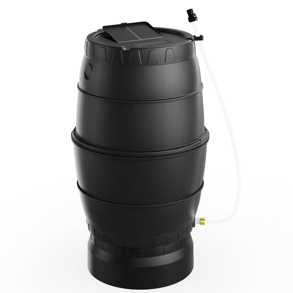 EJWOX front view of 45 gallon barrel showing compact footprint and benefits