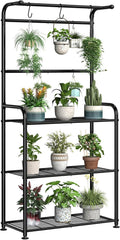 Ekisemio front view of the full 3-tier stand showing compact vertical display benefit