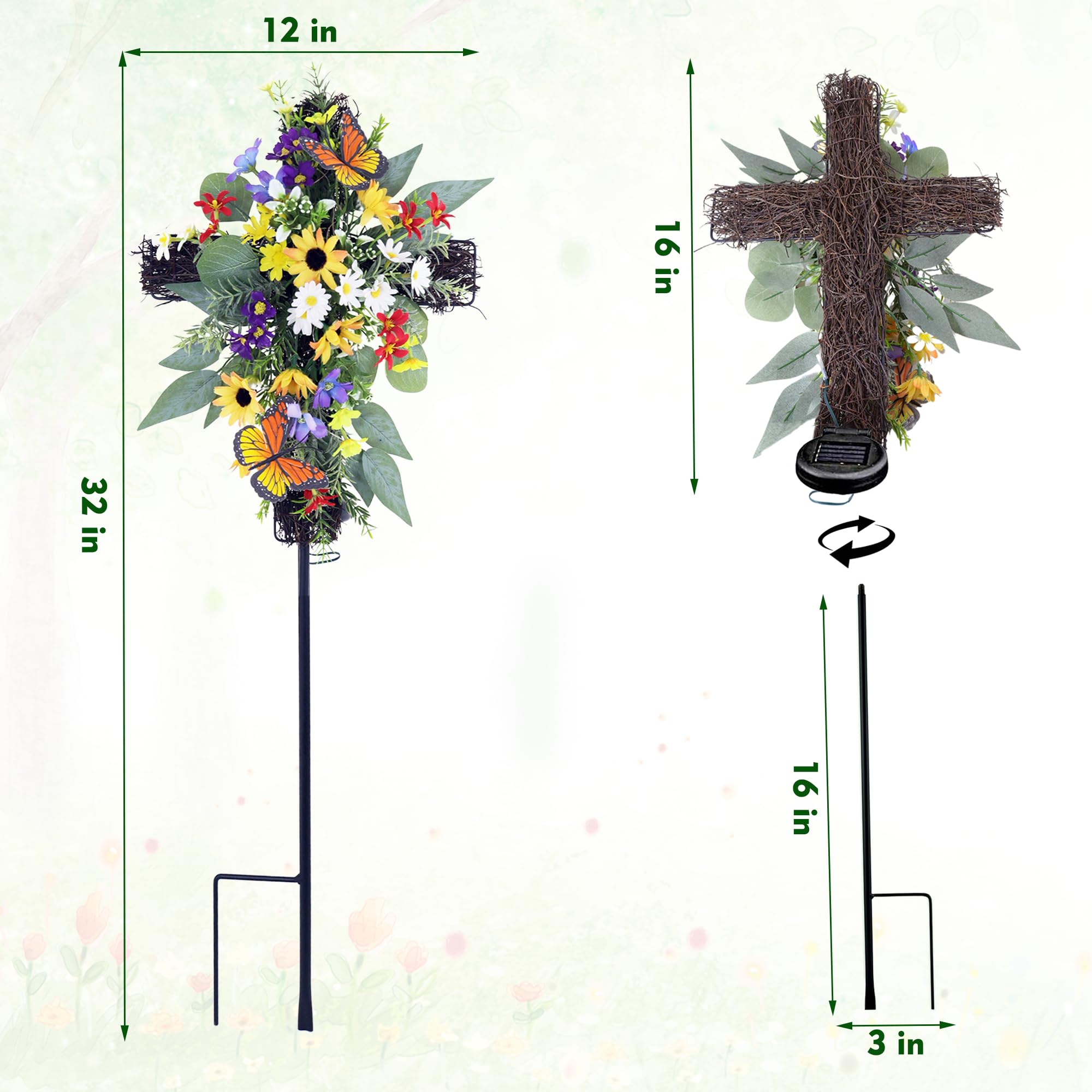Eksen cross at grave memorial conveying respectful remembrance benefit