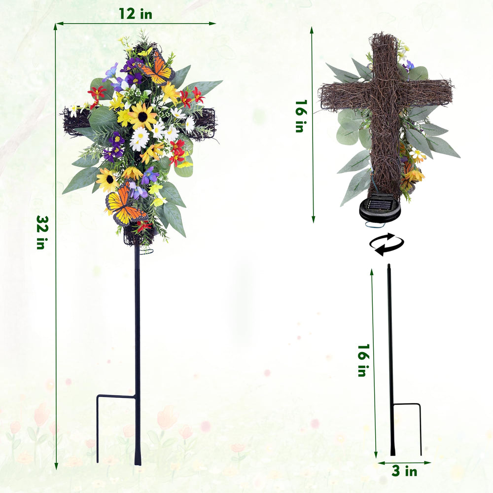 Eksen cross at grave memorial conveying respectful remembrance benefit