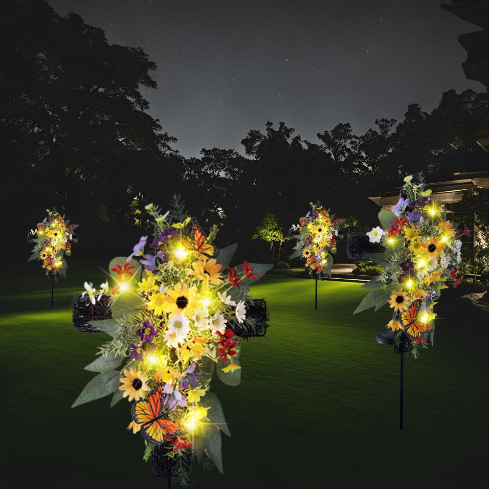 Eksen night glow on pathway showing soft illumination benefit