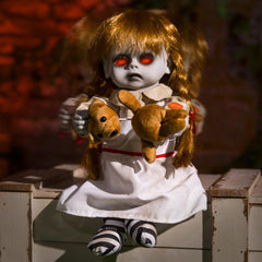 ELAMAS creepy girl front view showing eerie pose and realistic detail