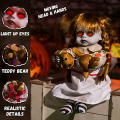 ELAMAS LED eyes close-up illuminating for dramatic Halloween glow