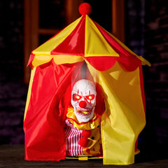 ELAMAS close-up of clown head detail highlighting realism benefit