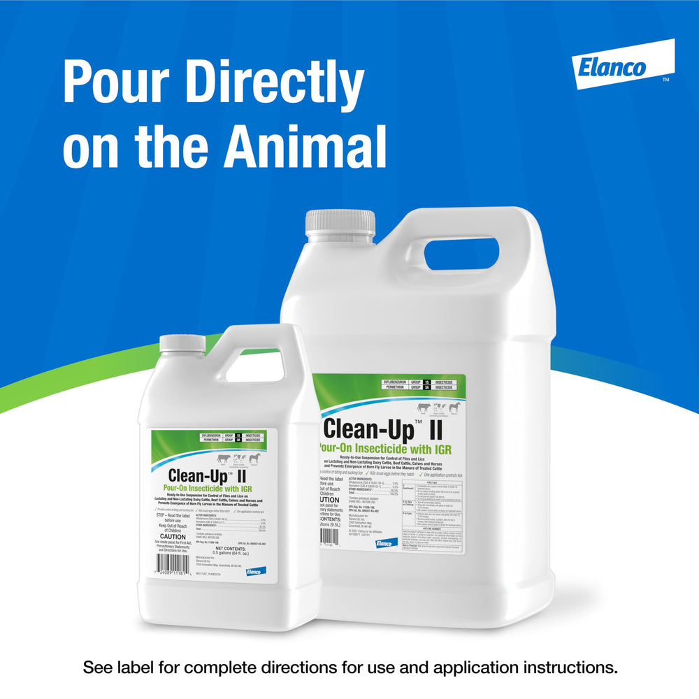Elanco formula close-up on cap text highlighting ready-to-use, no-dilution benefit