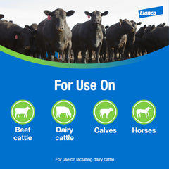 Elanco used as wipe-on for horse treatment offering convenient application