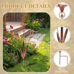 ElaraBerry tuned bell detail showing delicate chime for subtle garden sounds