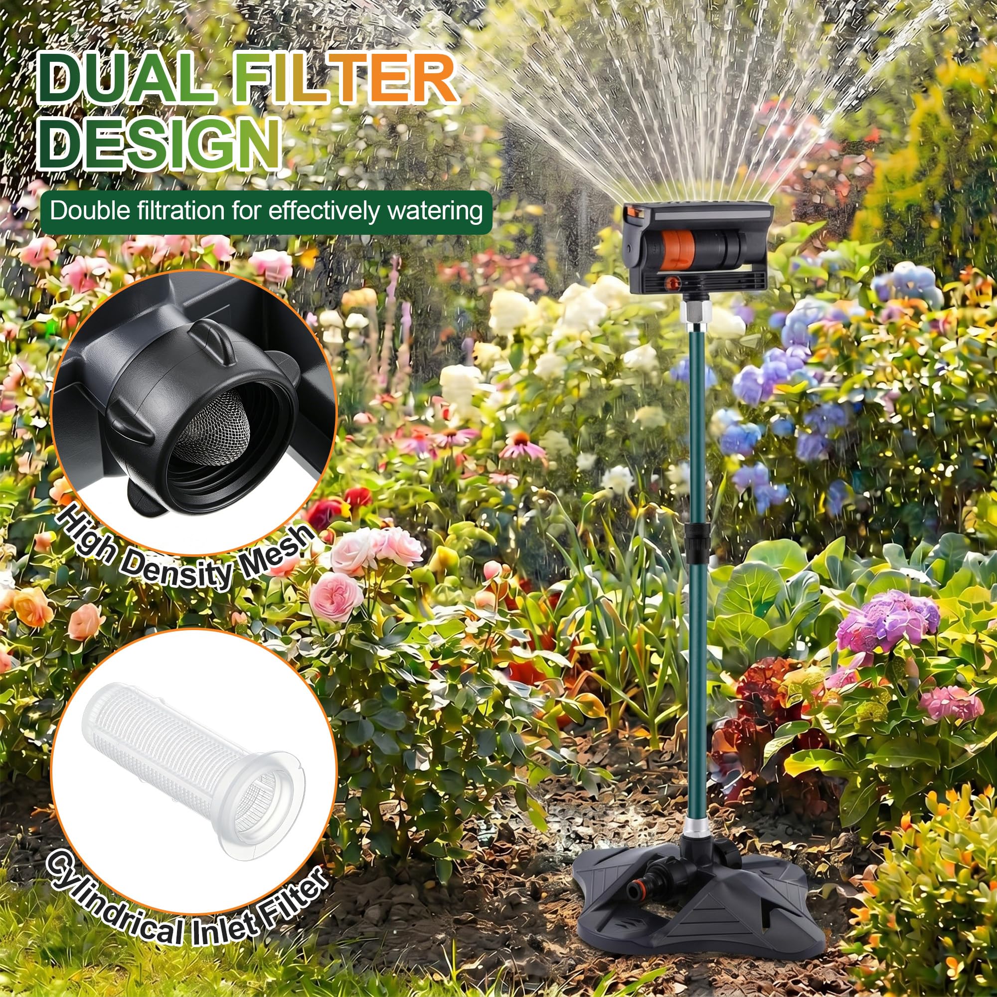 ElectricWise removable dual filter inlet detail, reduces clogging and eases maintenance