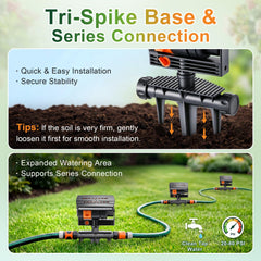 ElectricWise closeup of 16 nozzles demonstrating uniform spray distribution