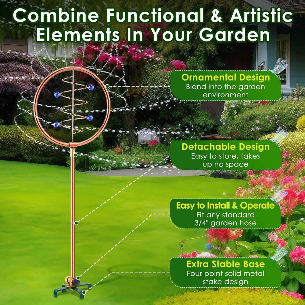 ElectricWise four-point metal stake anchored in soil for superior stability