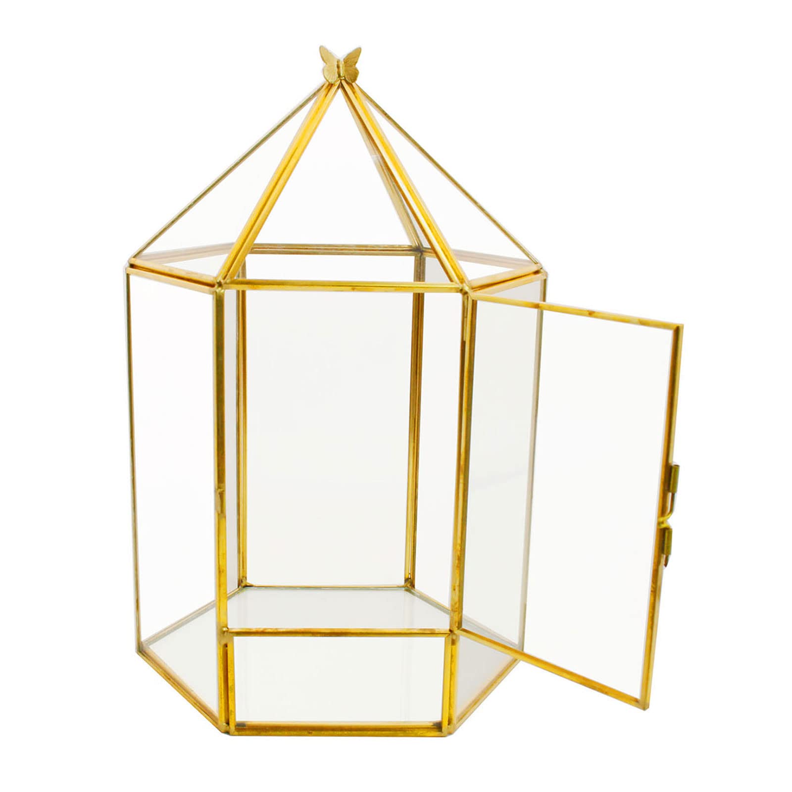 ELEGANTLIFE terrarium on desk in lifestyle scene adding tasteful decor benefit