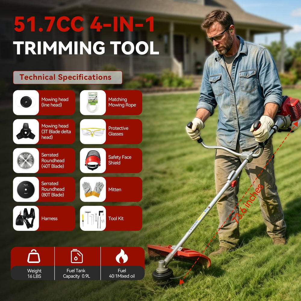 Elegarden cutting thick brush demonstration showing heavy-duty blade performance