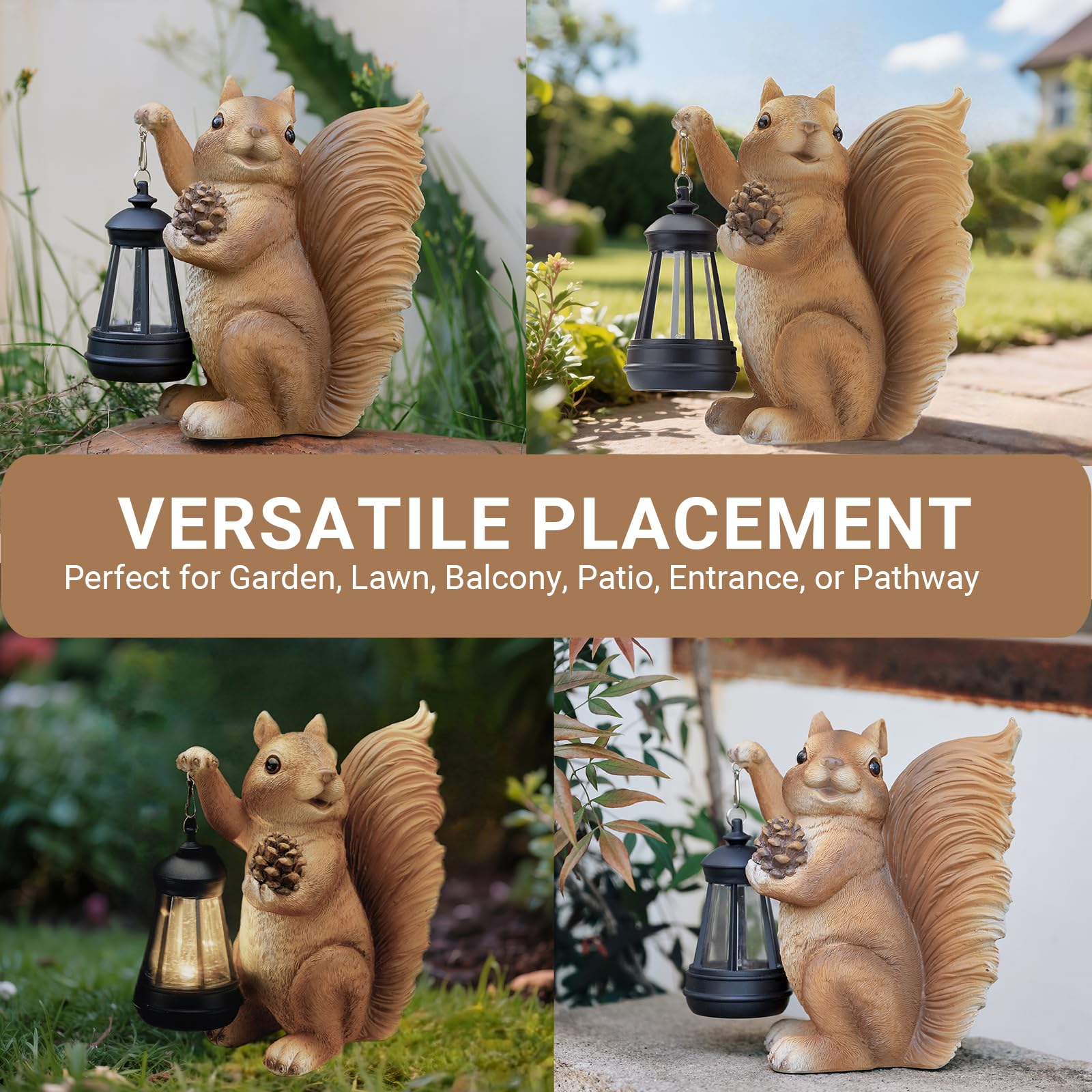 Elegondrar squirrel size scale beside a coffee mug for easy placement reference