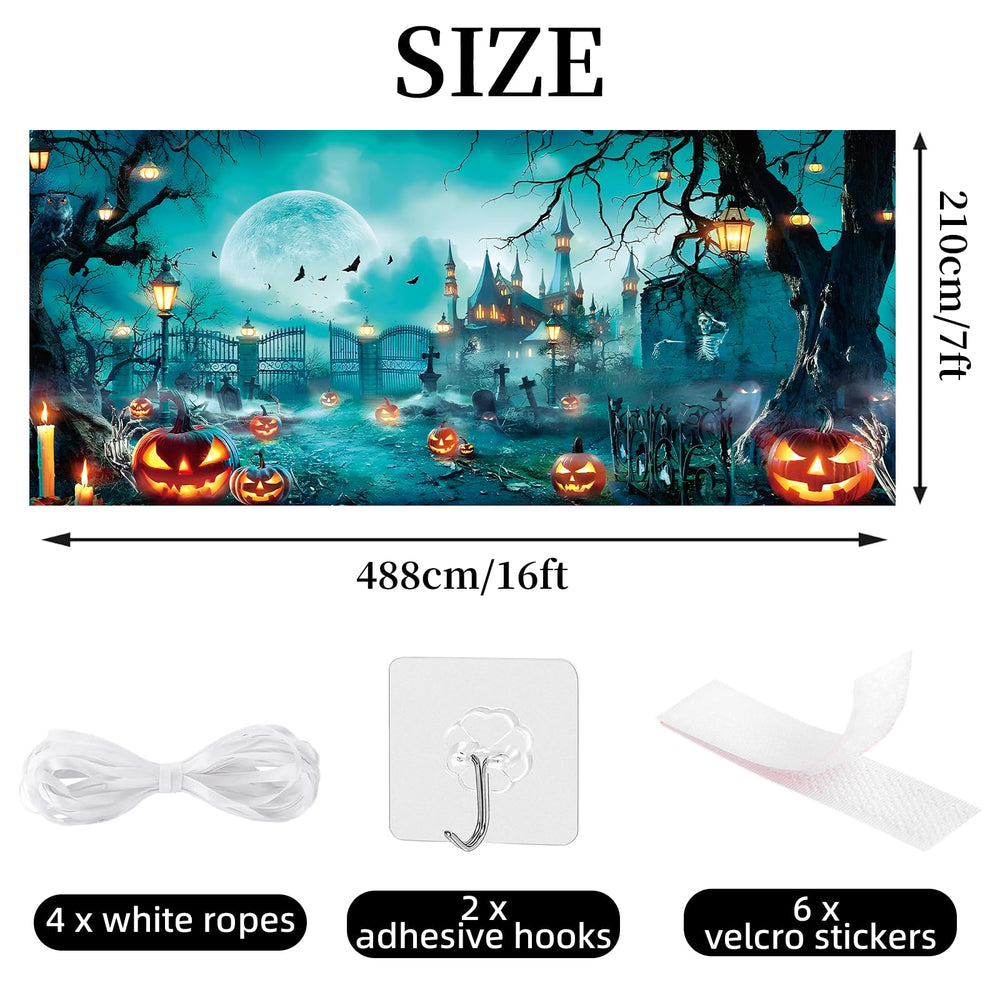 Eleouto scale comparison with doorframe illustrating full 7x16ft coverage