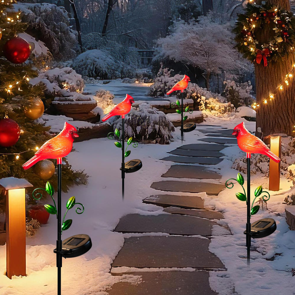 Elfengarden pair pictured on patio rail adding decorative and symbolic ambiance
