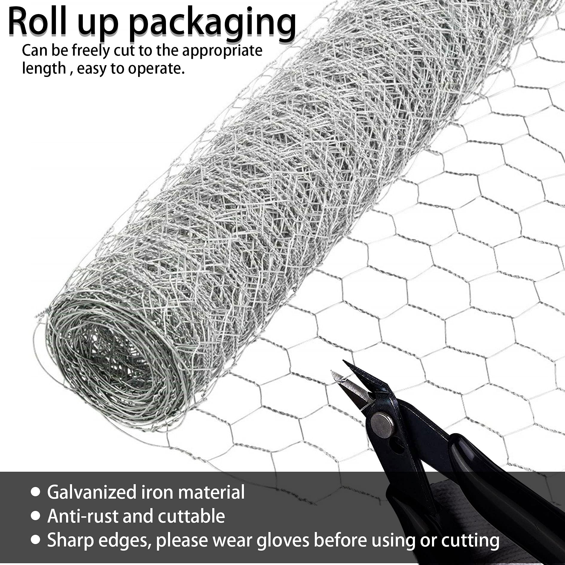 elfinrm cut edge detail showing cleanly trimmed wire and easy customization benefit