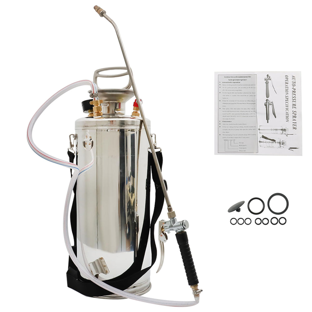 elfinrm front view polished tank showing durable stainless steel finish and easy-carry handle