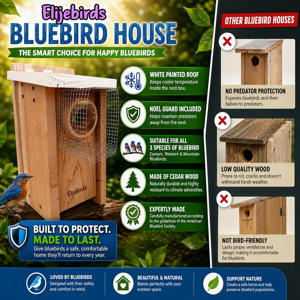 Elijebirds cedar grain and joints detail highlighting durable weather-resistant construction