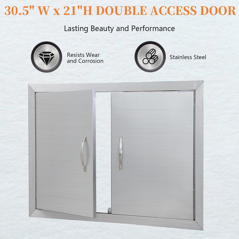 EliteEdge installed on BBQ island showing protected storage and seamless look