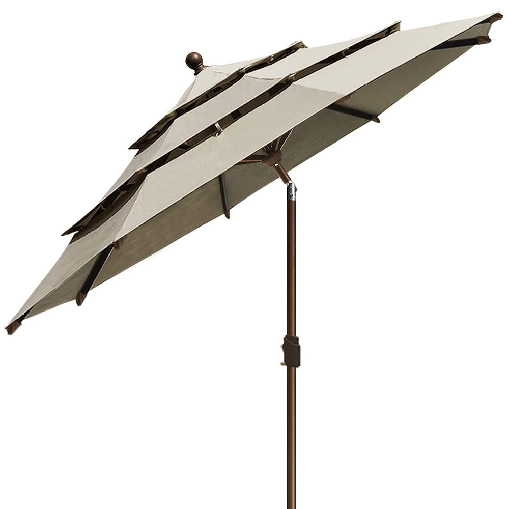 EliteShade alloy steel pole and ribs showing durable support benefit